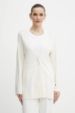 Armani Exchange cardigan culoarea bej, light, XW000579 AF12875