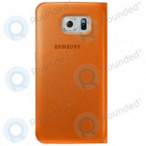 Portofel Samsung Galaxy S6 Flip portocaliu (EF-WG920POEGWW)