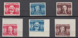 ROMANIA 1945 LP 173 LP 173 a CGM DANTELAT SI NEDANTELAT SERII MNH, Nestampilat