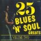 CD Various &ndash; 25 Blues &#039;n&#039; Soul Greats Volume Two (VG+)