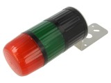 Coloană de semnalizare LED roşie/verde IP65 18-32V DC - TS-Ad