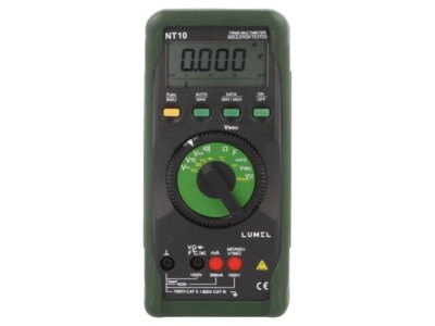 Aparat măsură rezistență izolație LED LUMEL NT10-00M1, DC 300uA-300mA foto