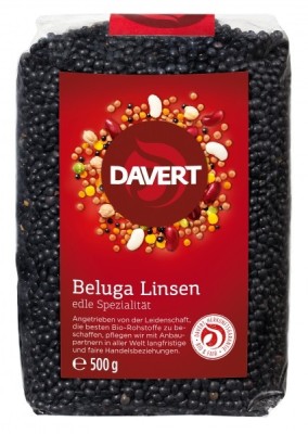 Linte neagra Beluga bio 500g DAVERT foto