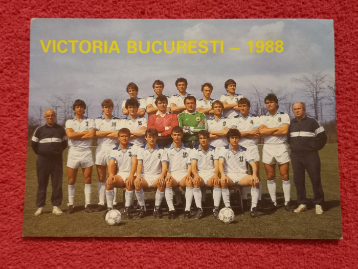 Foto fotbal (1988) - &quot;VICTORIA&quot; BUCURESTI