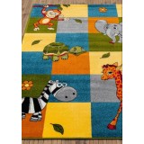 Covor Camera Copii Model Kolibri 11379-120, Marime 120 x 170 cm, Multicolor, Inaltime Fir 9 mm, Antialergic, Polipropilena, Gradinita, Cresa, Loc de J