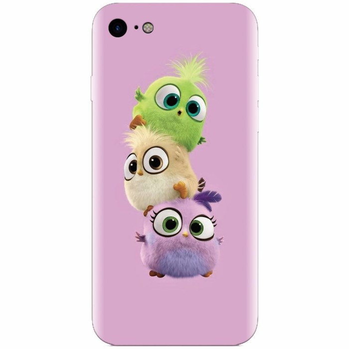 Husa silicon pentru Apple Iphone 6 Plus, Baby Birds