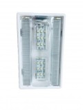 Lampa LED Auto Interior, 18 LED Alb, Lumina Ambientala Albastra, 12-24V, 116mm YP-134