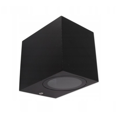 Aplica LED de exterior, 35W, soclu GU10, IP44, cadru din aluminiu, negru foto
