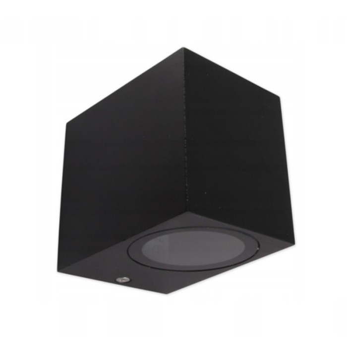 Aplica LED de exterior, 35W, soclu GU10, IP44, cadru din aluminiu, negru