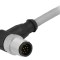 Conector M12 HARTING mufă tată 12 pini cablu 1,5m unghi 90&deg; PVC