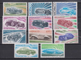 MONACO 1975 AUTOMOBILE MI. 1191-1201MNH, Nestampilat