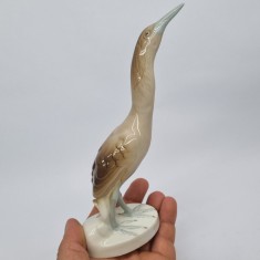 Pasare - Bibelou portelan vechi, vintage ROYAL DUX - CEHOSLOVACIA