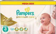 Scutece PAMPERS Premium Care 3 Mega Box 120 buc foto