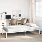 Gossi cadru de pat fara saltea pliabil alb 90x190 cm otel