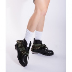 Camo boots Negru 39 foto