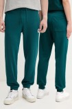 Converse pantaloni de trening culoarea verde, uni, 10026982-A08
