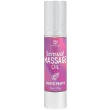 Ulei de masaj SECRETPLAY Sensual Massage Oil - Exotic Fruits, cu efect hidratant, aromă de fructe exotice, 50 ml