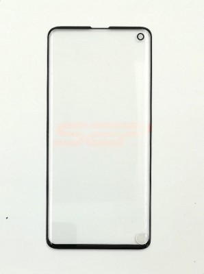 Geam cu OCA Samsung Galaxy S10 / G973F BLACK foto