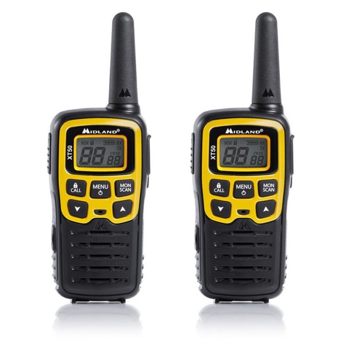 Radio PMR XT50 Midland Adventure Edition, 24 canale, 8 km, USB, trusa inclusa