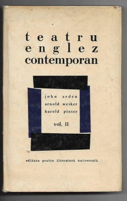 Teatru englez contemporan (Vol II) foto