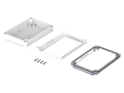 Carcasă desktop BOPLA BoVersa policarbonat 80x125x42mm IP68 alb transparent foto
