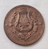 Medalie veche tematica muzicala, perioada interbelica, anii 1930