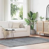 VidaXL Covor shaggy cu pom &icirc;nalt, NAVARRA, gri deschis, 160x230 cm