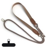 Asteroid GSM - UrbanLoop (TLN11) - Neck/Crossbody Wear, for Phone Cases, 100cm-140cm Length Adjustmen, Nylon + PU - Caf&eacute; au Lait