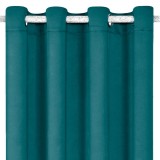 Draperie Decorativă, Petrol, 140x260cm, Poliester, Cu Inele, Oem