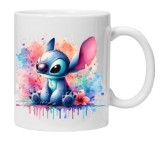 Cana alba personalizata &quot;STITCH 5&quot;, INOVATIX&reg;. 330ml, Oem