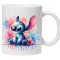 Cana alba personalizata &quot;STITCH 5&quot;, INOVATIX&reg;. 330ml