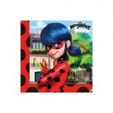Set 20 servetele Miraculous/Ladybug 33x33 cm