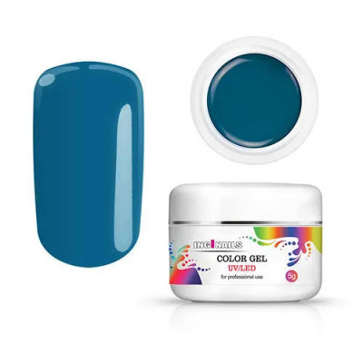 Inginails gel colorat UV/LED - Oxford Blue, 5g foto