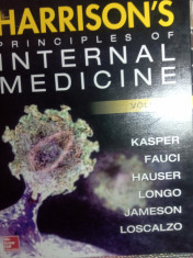 Harrison s princips of internal medicine,19 th edition,2 vol,nou, foto