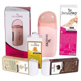 Cumpara ieftin Kit Epilare Ceara SensoPRO Milano, My Chocolate Passion + CADOU Rezerva Ceara Aplicator Ingust