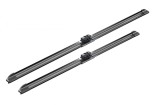 Stergator parbriz Bosch Aerotwin 3 397 014 832, cauciuc/grafit, tip plat, diverse lungimi sofer/pasager, universal, negru