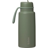 b.box Insulated Flip Top Bottle sticlă termos Olive 1000 ml