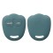 Husa Cheie Auto Kwmobile pentru Mitsubishi 2 Butoane, Verde inchis, Silicon, KWM000008JC002C