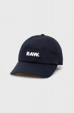 G-Star Raw șapcă culoarea albastru marin, neted