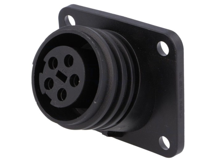 Conector circular mamă 5 pini IP68