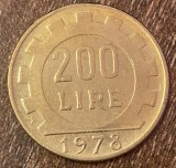 C50 - Moneda foarte veche - Italia - 200 lire - 1978