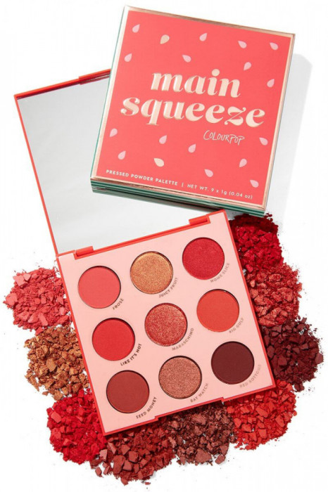 Paleta farduri pentru ochi ColourPop Main Squeeze, 9g