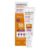 Cumpara ieftin Sesderma Repaskin Crema pentru protectie solara cu SPF 50 Facial Silk Touch, 50 ml