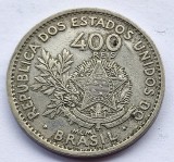 500. Moneda Brazilia 400 reis 1901