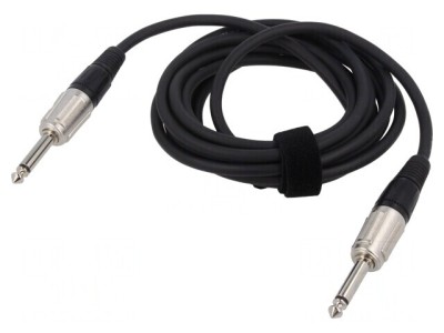Cablu Jack 6,3mm 3m Negru foto