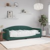 VidaXL Cadru de pat, verde &icirc;nchis, 80x200 cm, catifea 354131