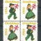 USA, Cinderella 1956 Christmas x 4, MNH L.072