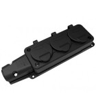 Fisa SCHUKO cauciuc cu capac Bemis BK1-1402-3613 2P+E 3 iesiri 16A