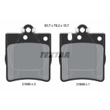 Placute frana Mercedes Clasa C (W203) 05.00-12.07, Clasa C Coupe (Cl203) 03.01-06.11, Clasa C T-Model (S203) 03.01-08.07, Clasa CLC (Cl203) 05.08-06., Textar