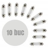 Cumpara ieftin Bec auto C10W - 11x35mm 12V 10W - set de 10 - CARGUARD